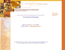 Tablet Screenshot of newduckriverbaptist.org